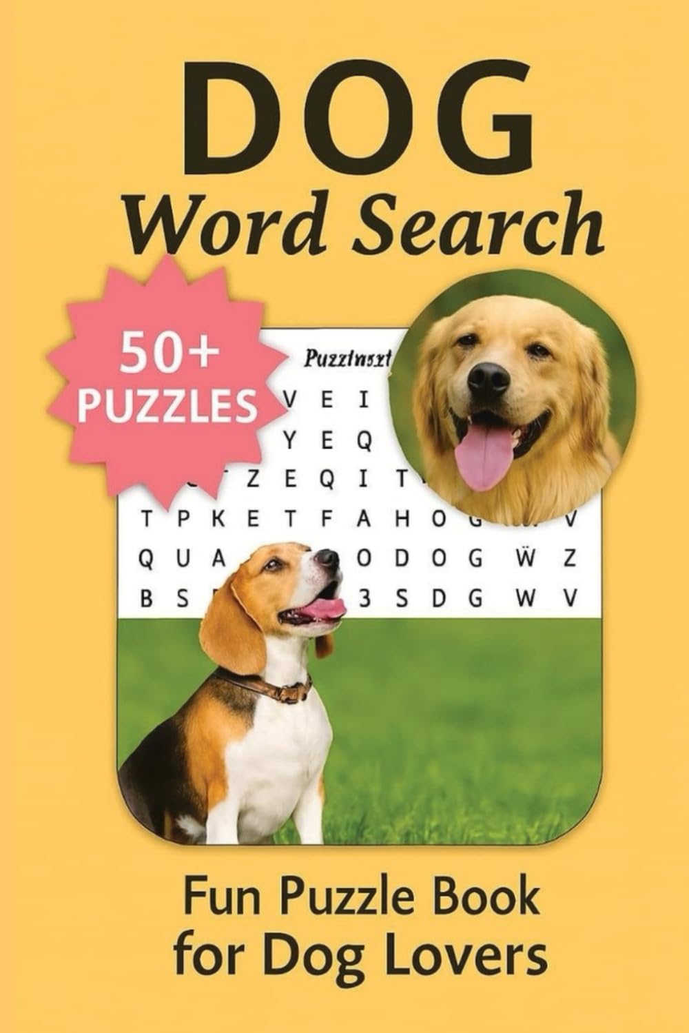Dog Themed Word Search: Fun Puzzle Book for Dog Lovers (Word search for dementia patients)