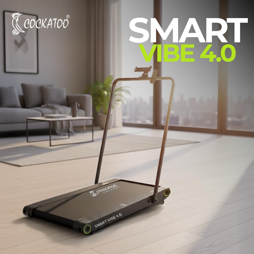 Cockatoo Smart Vibe 4.0, 2 HP-4 HP Peak Vibration Walkpad Treadmill with Fat-Burning Massage Vibrator for Home, Max User Weight 120 Kg 31 61m0HoZbf7L. SL1080