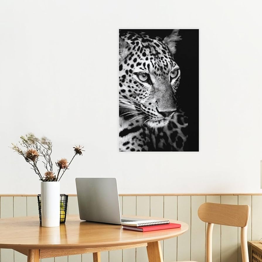 【新品】ヒョウ(豹)強化ガラス ガラスアート ポスター フレーム付き 新品】ヒョウ(豹)強化ガラス ガラスアート ポスター フレーム