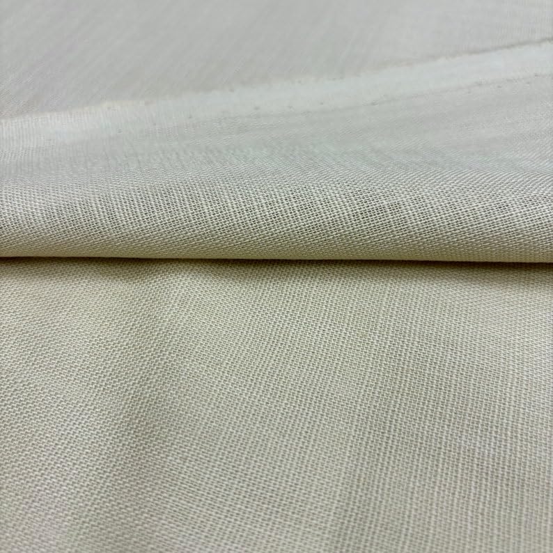 dress shirt fabric by the yard Cali Fabrics Light Blue and White Narrow Stripe Shirting Fabric by the Yard