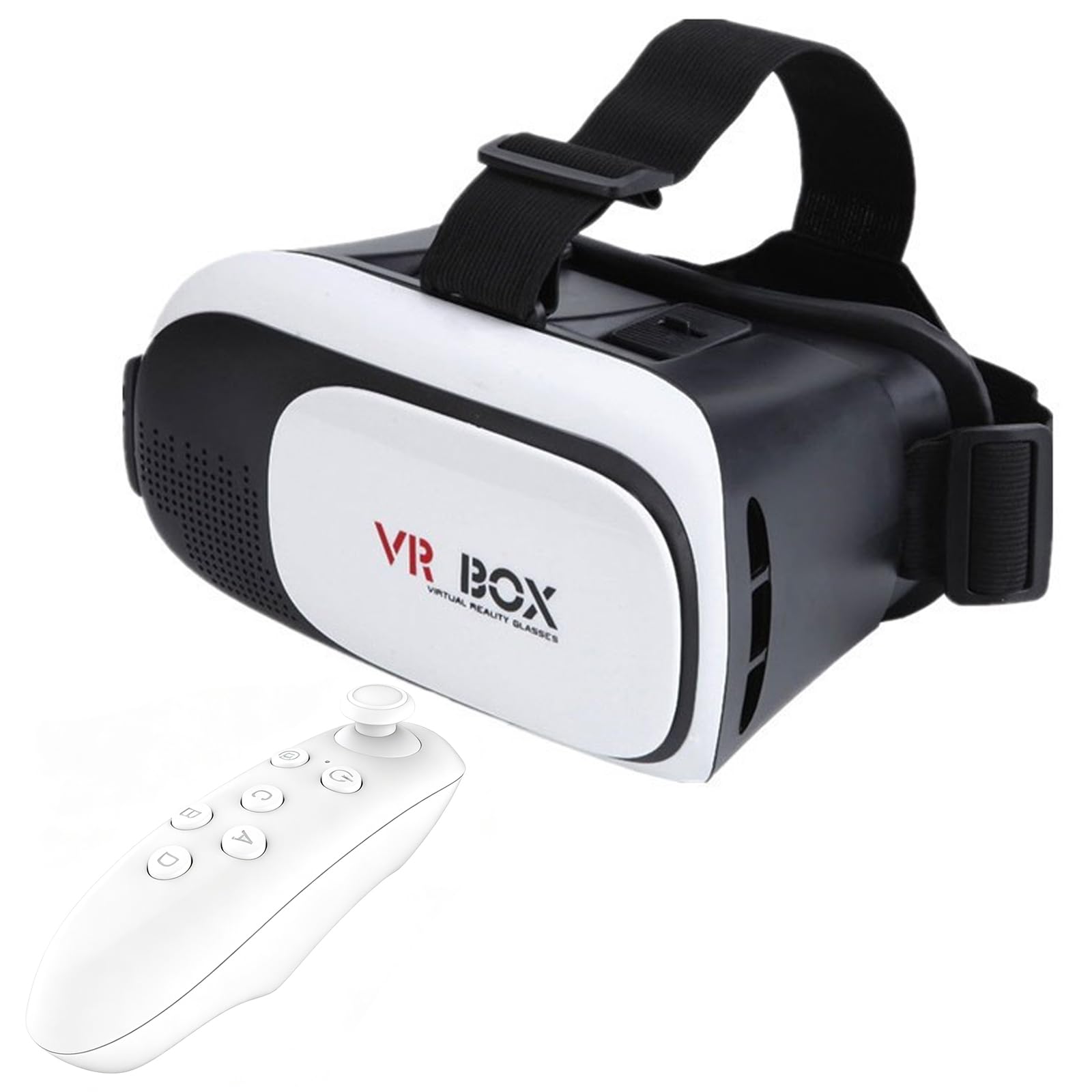 Lunettes VR Convient aux téléphones de 4,0 à 6,3 Pouces Angle de Vision de 100° Léger et Confortable Doté d'une poignée
