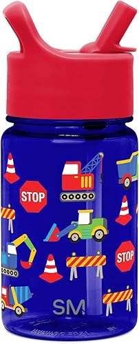 Miniatura 42 de Simple Modern Baby Shark Botella de Agua Summit de Plástico Tritan para Niños | Taza sin BPA de 12 oz con Tapa de Pajita a Prueba de Fugas con Baby