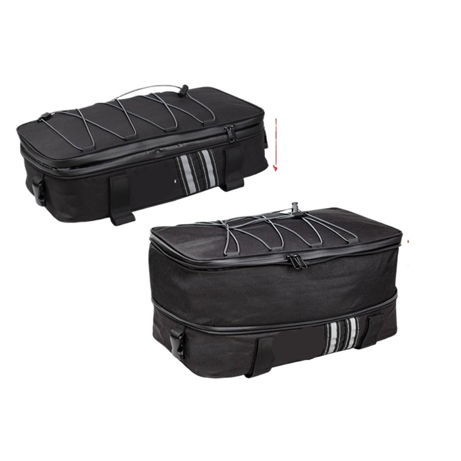 torba na siodełko motocyklowe Bagażnik motocyklowy Top Box Pannier Top Bag Case Wodoodporny Bagaż Bagaż motocyklowy torba(1 top bag)