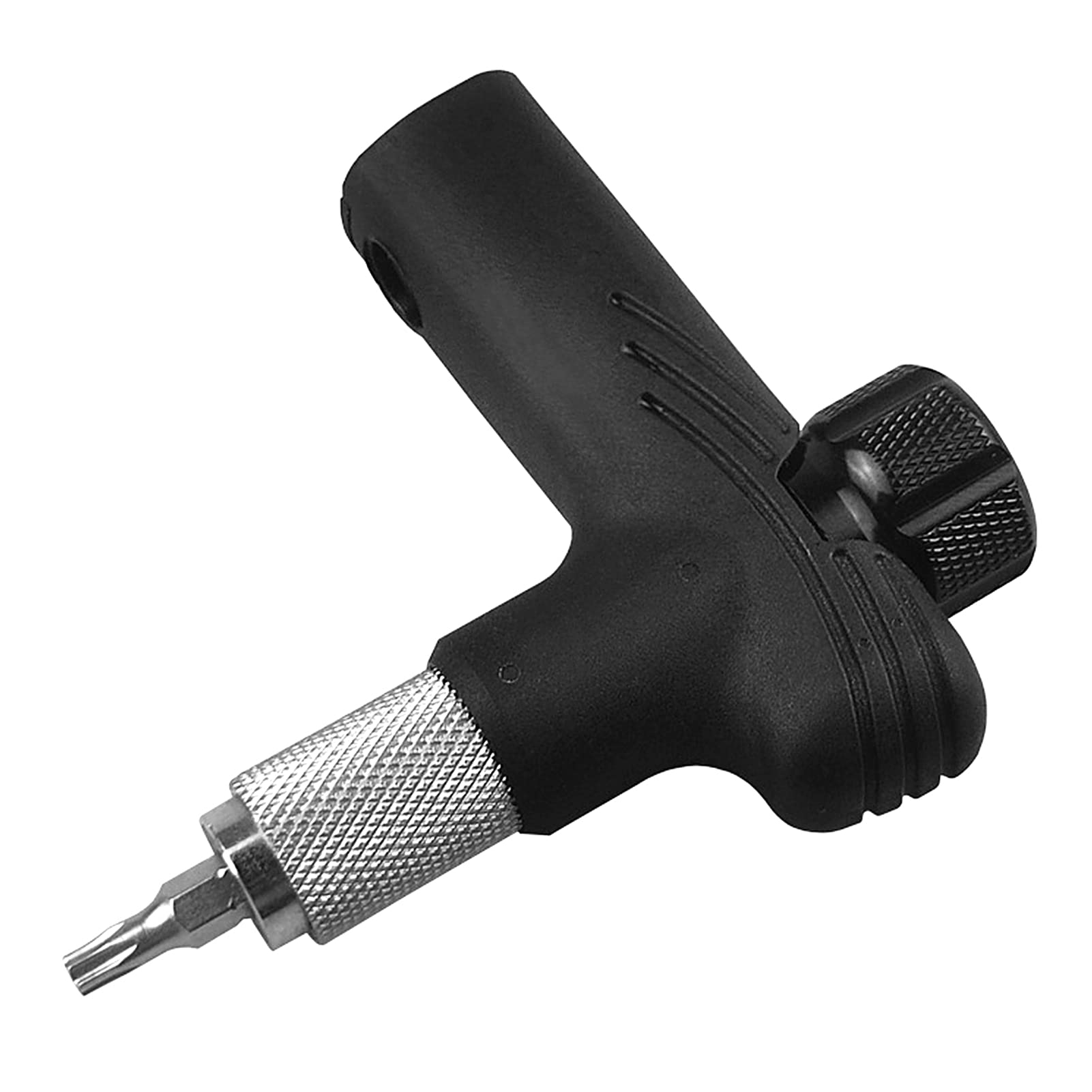TFixol Llave dinamométrica ajustable para bicicleta, 4/5/6 Nm, llave en T, kit de mantenimiento de ciclo portátil, color negro
