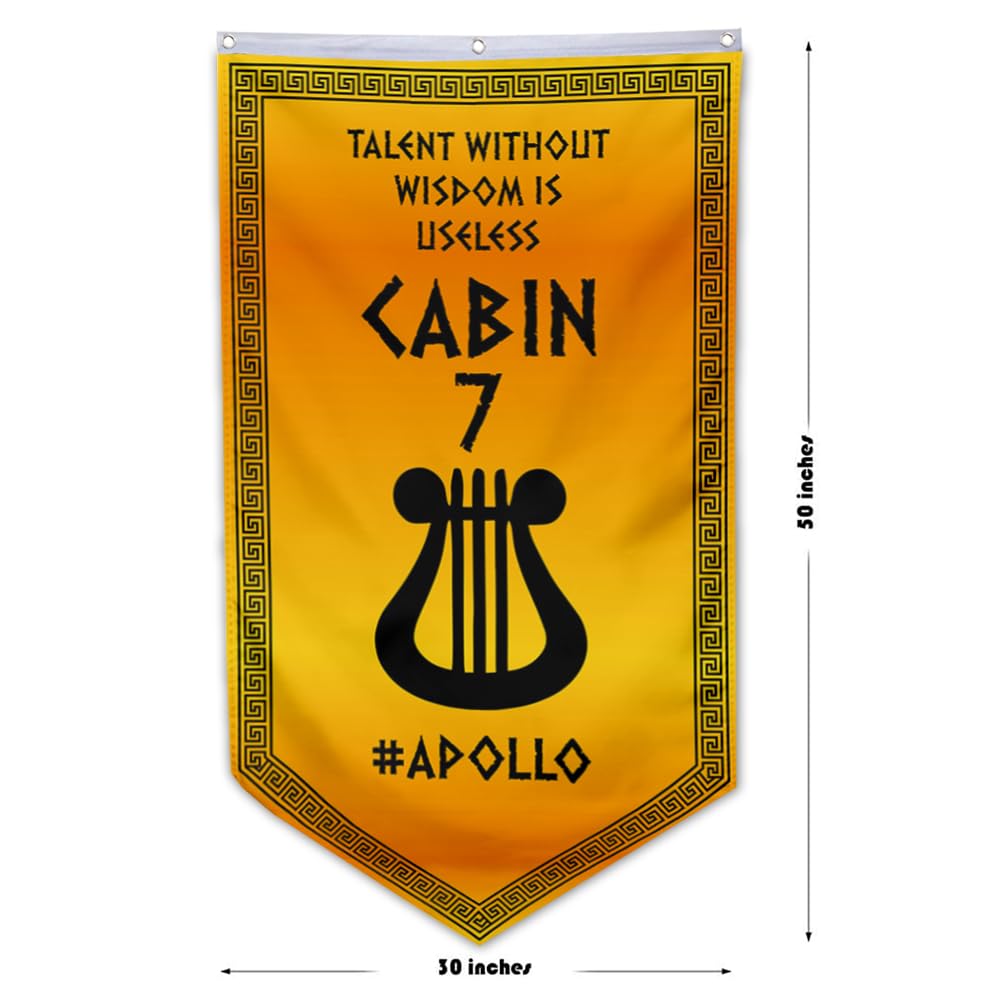 Yanbooch Cabin 7 Apollo Banner Flag Man Cave Bed Room Home Office Party Decor 30x50 Inch (B)