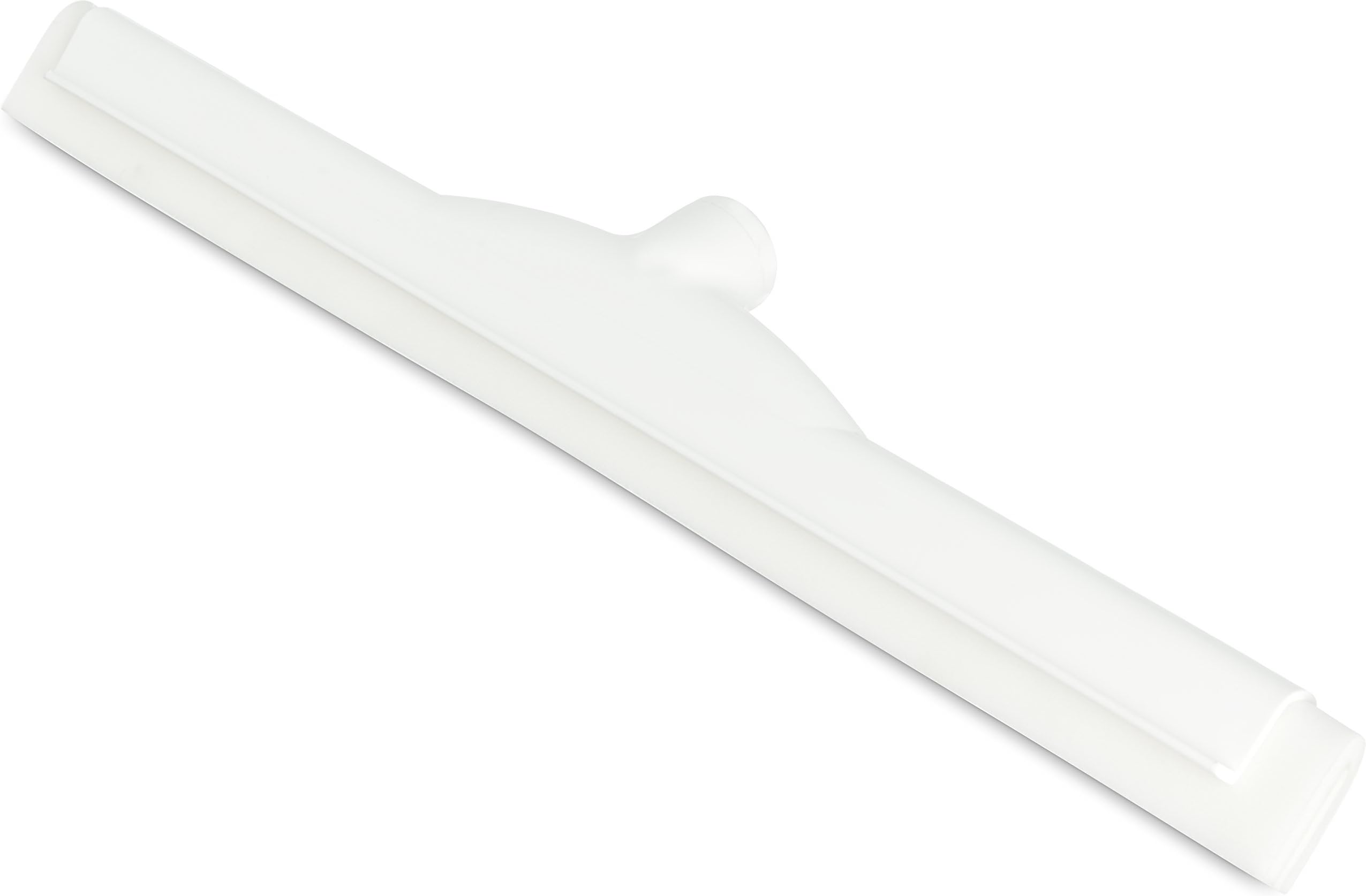 SPARTA 4156702 Plastic Floor Squeegee, Shower Squeegee With Double Foam For Window, Glass, Shower Door, Floor, Windshield, 18 Inches, White, (Pack of 6)