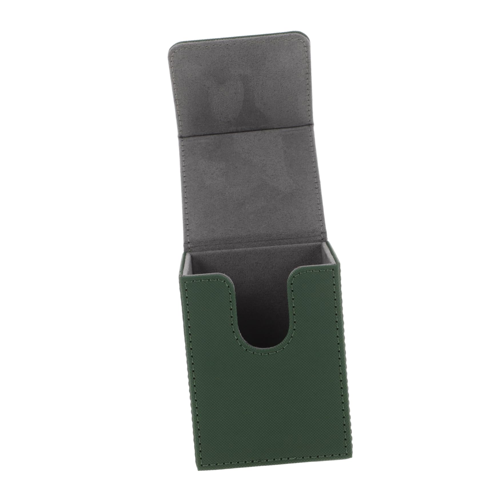 SUPVOX 2 Pz Scatola Porta Carte Porta Carte Da Gioco Mazzi Card Pu Organizer Caso Dell'unità Di Elaborazione Per La Casa Custodia Organizer Per Mazzi Green Flanella Resistente All'usura