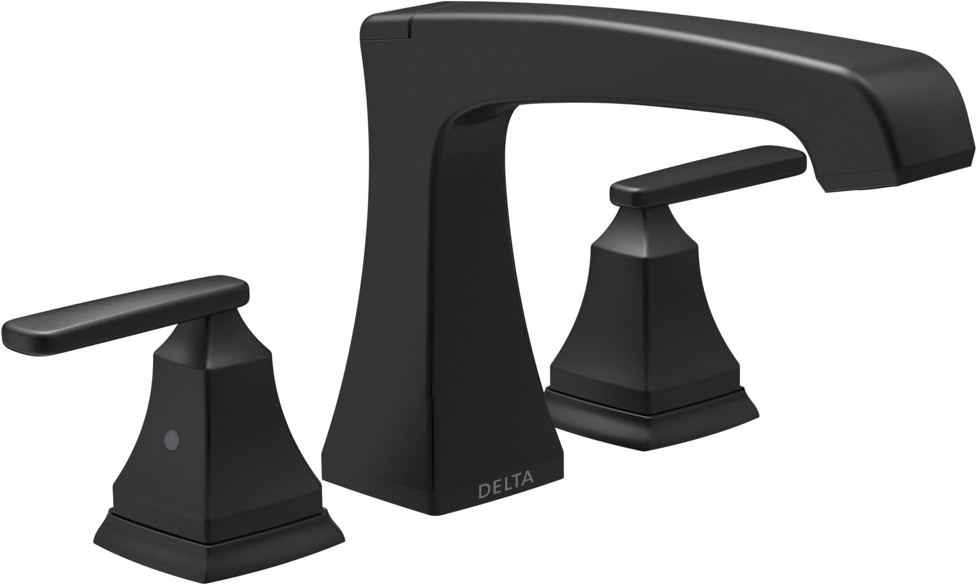 Delta Faucet Ashlyn 2Handle Widespread Roman Tub Faucet, Black Tub