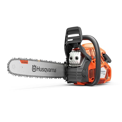 Husqvarna 450S Rancher Gas Chainsaw, 50.2-cc 3.2-HP, 2-Cycle X-Torq Engine, 20 Inch Chainsaw with Automatic Oiler, For Tree Pruning, Yard Cleanups and Firewood Cutting