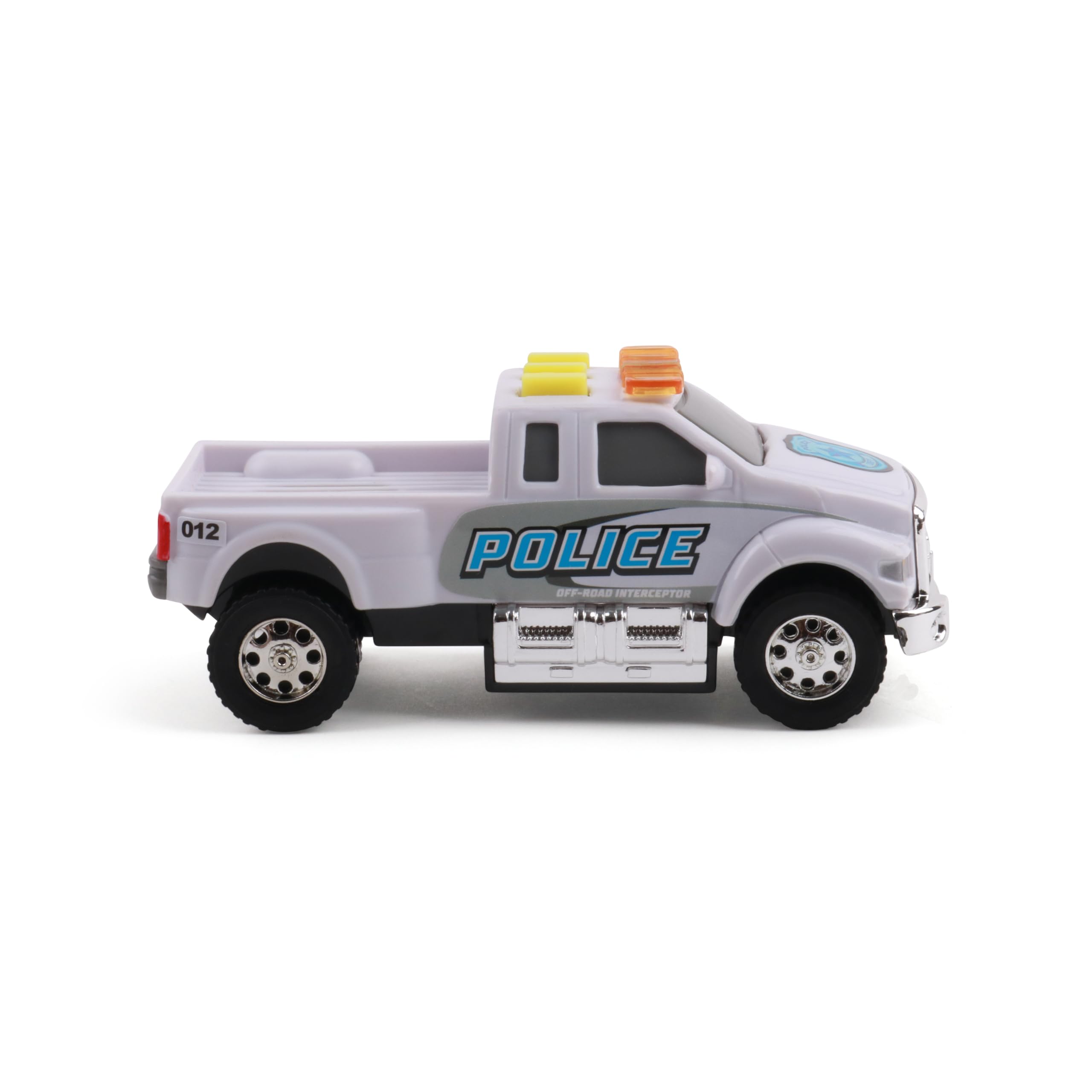 Toughest Minis 5" Sheriff Cruiser Truck Toy w/Lights & Sounds, Realistic Design & Batteries Included - Age 3+