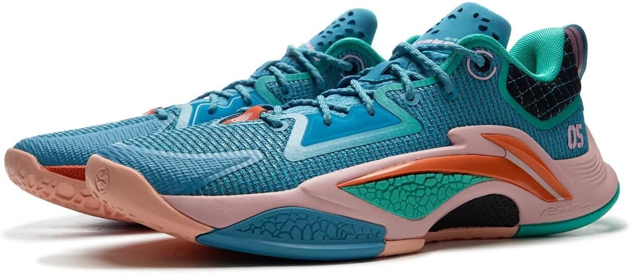 LI-NING BAD5 Dominator I Men's Basketball Shoes Lightweight High Rebound Basketball Outdoor Sneaker ABFV003