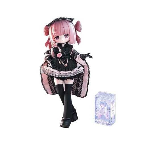 CALEMBOU BJD Blind Box, 1/8 Cute Asymptomatic Series Ball Jointed Blind Box, 8 Inches Dress up Doll with Joints, Collectable Action Figure for Birthday Gifts