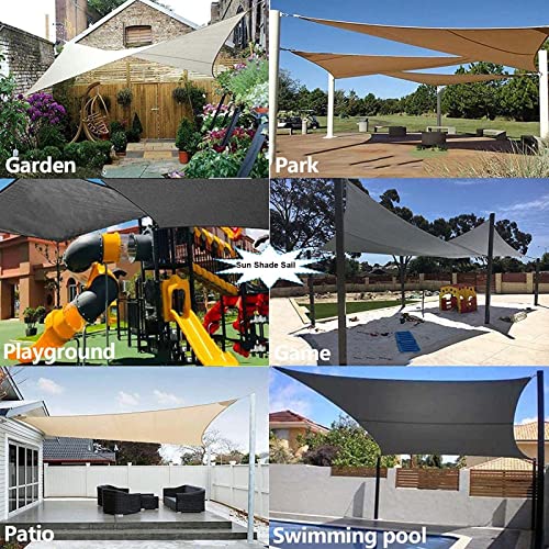 Voile d'ombrage pour balcon et jardin créez un coin de fraîcheur 4x6m