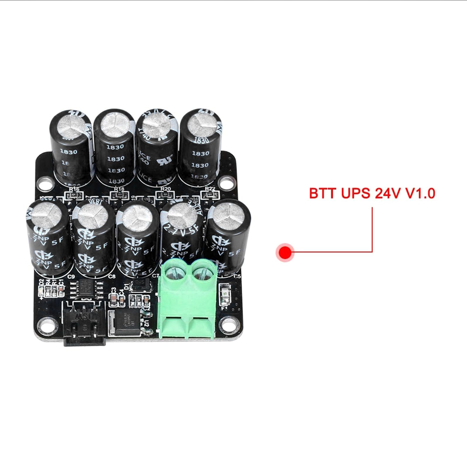 Module UPS 24V Pour Imprimante 3D - Reprise Après Coupure - Compatible SKR V1.3, Mini E3, Ender-3, CR-10 - 8