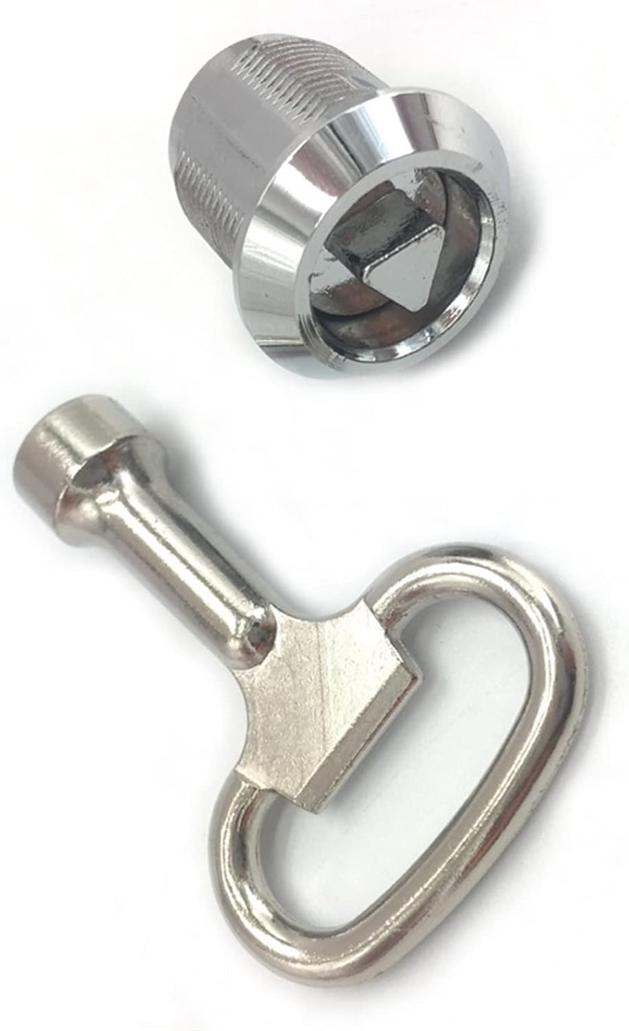 Cabinet Cam Lock Speical Triangle Key for Train Light Box Subway Substation JA54 1Pcs