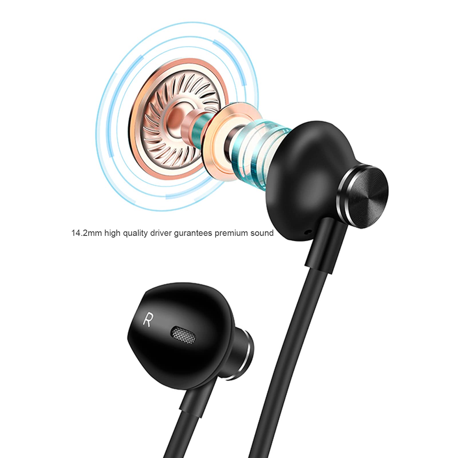 イヤホン manbou5656 ZXQ Fones de ouvido Bluetooth Q2, sem fio, com faixa de pescoço