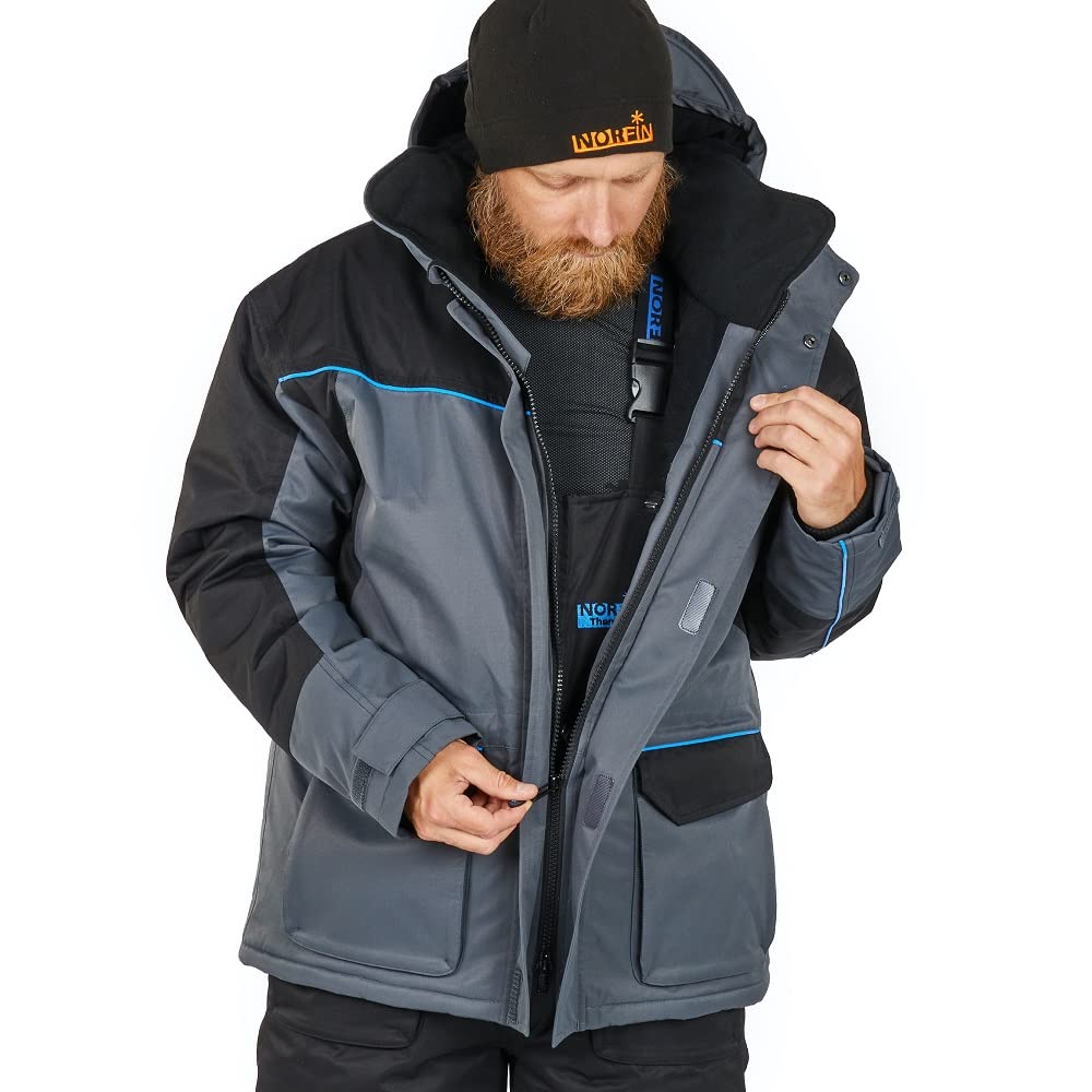NORFIN Thermax – Angelanzug – Jacke und Hose – wasserdicht isoliert und atmungsaktiv – windabweisend – atmungsaktives Nortex-Material – warm und bequem