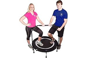 MaXimus PRO Folding Rebounder: #1 Indoor Exercise Mini Trampoline for Adults