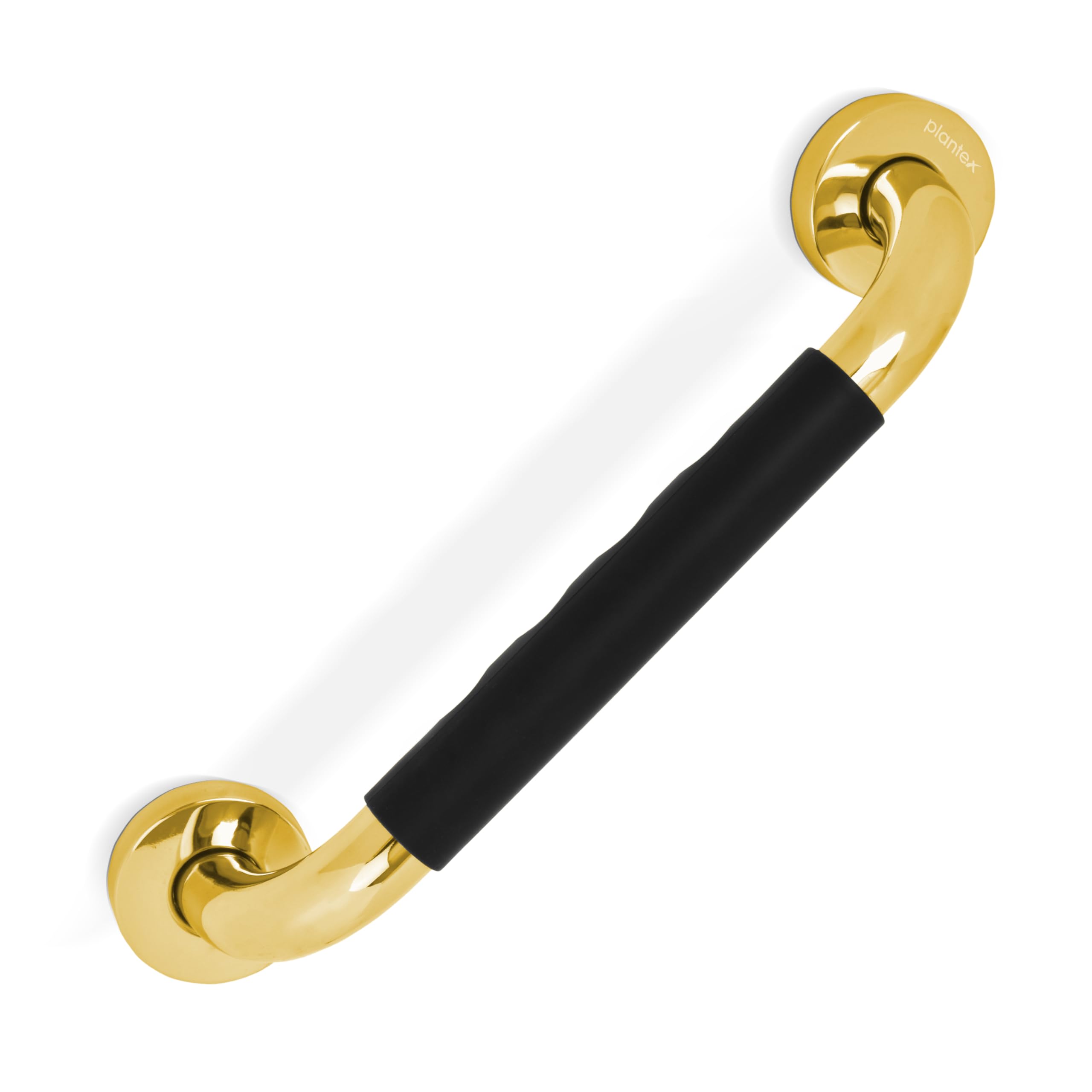 Plantex 304 Stainless Steel Grab Bar for Toilet with Grip/13 inch Anti-Slip Handle for Bathroom Support - Pack of 1 (PVD Gold & Black) (B0DDSWMGZ9) Amazon Price History, Amazon Price Tracker
