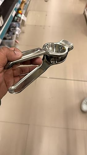 Miniatura 3 de Exprimidor profesional de limón de acero inoxidable, exprimidor manual de cítricos, herramienta de cocina resistente con mango ergonómico