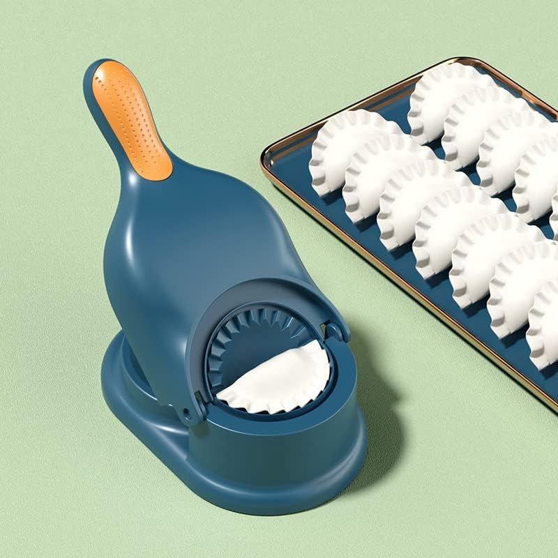 Miniatura 2 de SUNNYHILL 2 en 1 Máquina de albóndigas manual de cocina para hacer albóndigas, máquina de empanada, prensa para hacer albóndigas (beige)