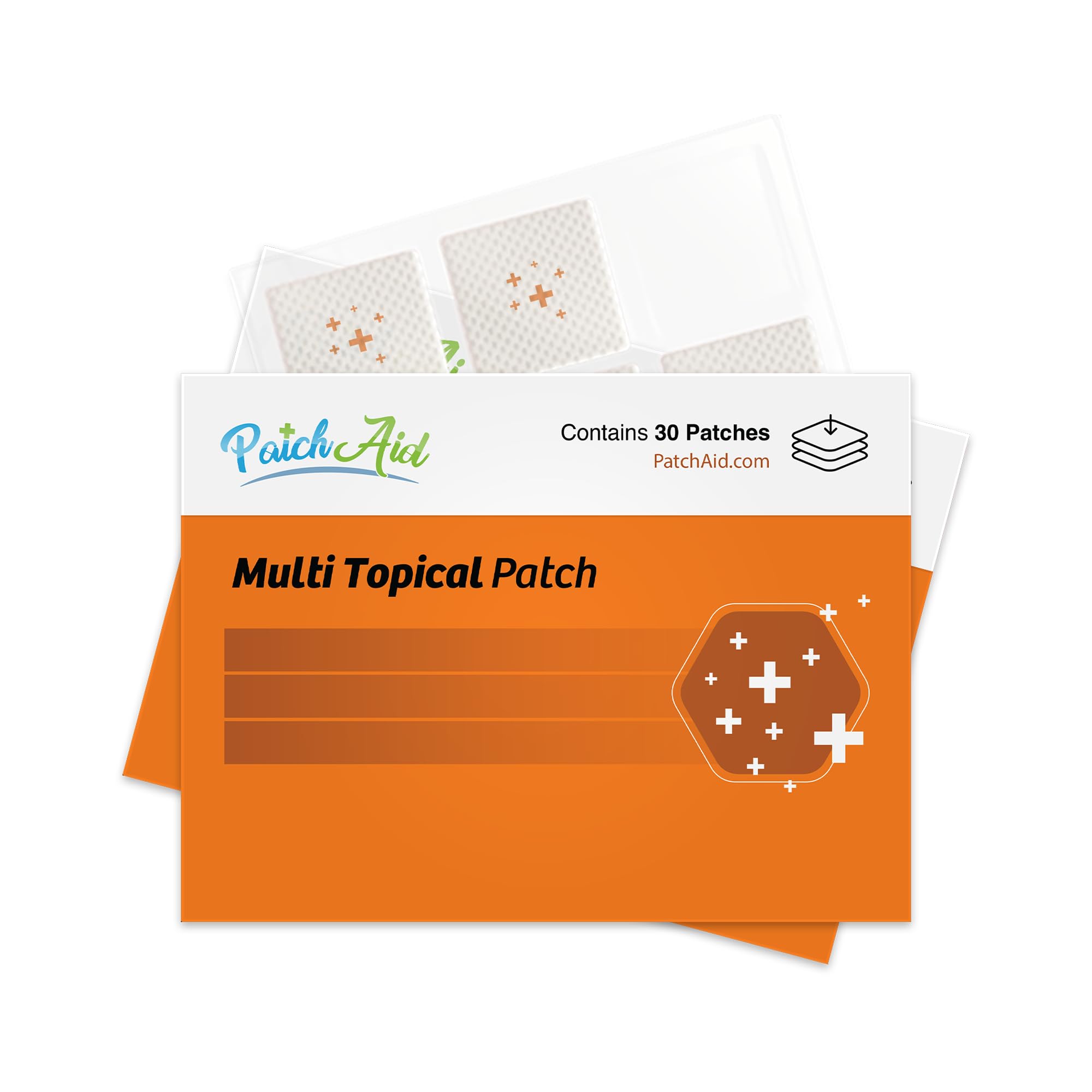 Multi Plus Topical Patch by PatchAid (30-Day Supply) (White)