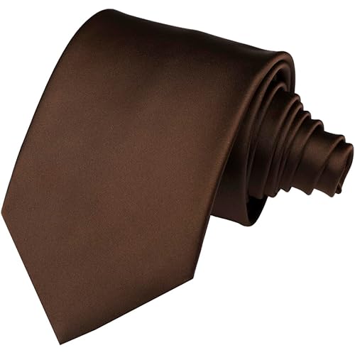ARMANDINI Men's Black Tie - Solid Color, Micro Pattern, 3.15" (8CM) Necktie, Gift Box for Weddings, Business, Formal