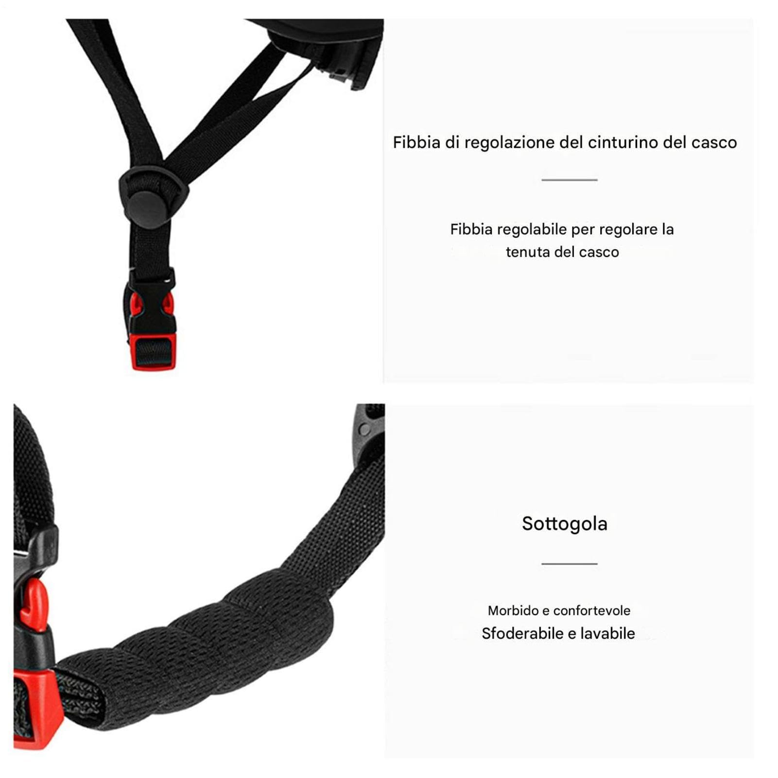 Casco Bici Adulti Per Uomo E Donna, Casco Da Bicicletta Regolabile Traspirante Per Mountain Bike E Strada, Leggero Caschi Da Corsa Per Bici Elettrica Città, Protezione Di Sicurezza