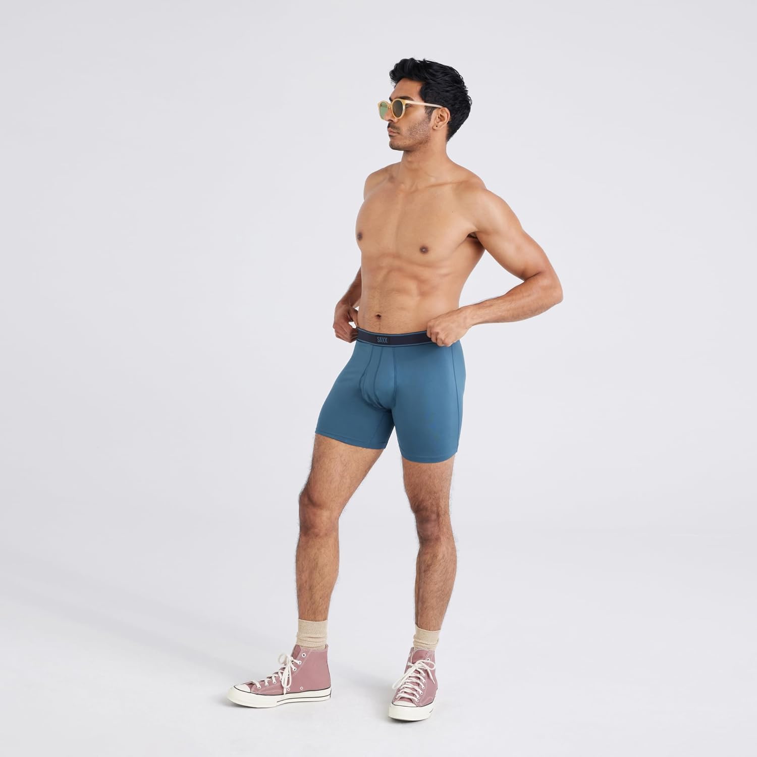 SAXX Underwear Co. Men's Daytripper Comfort Stretch Boxer Brief Fly 2-Pack - Image 2