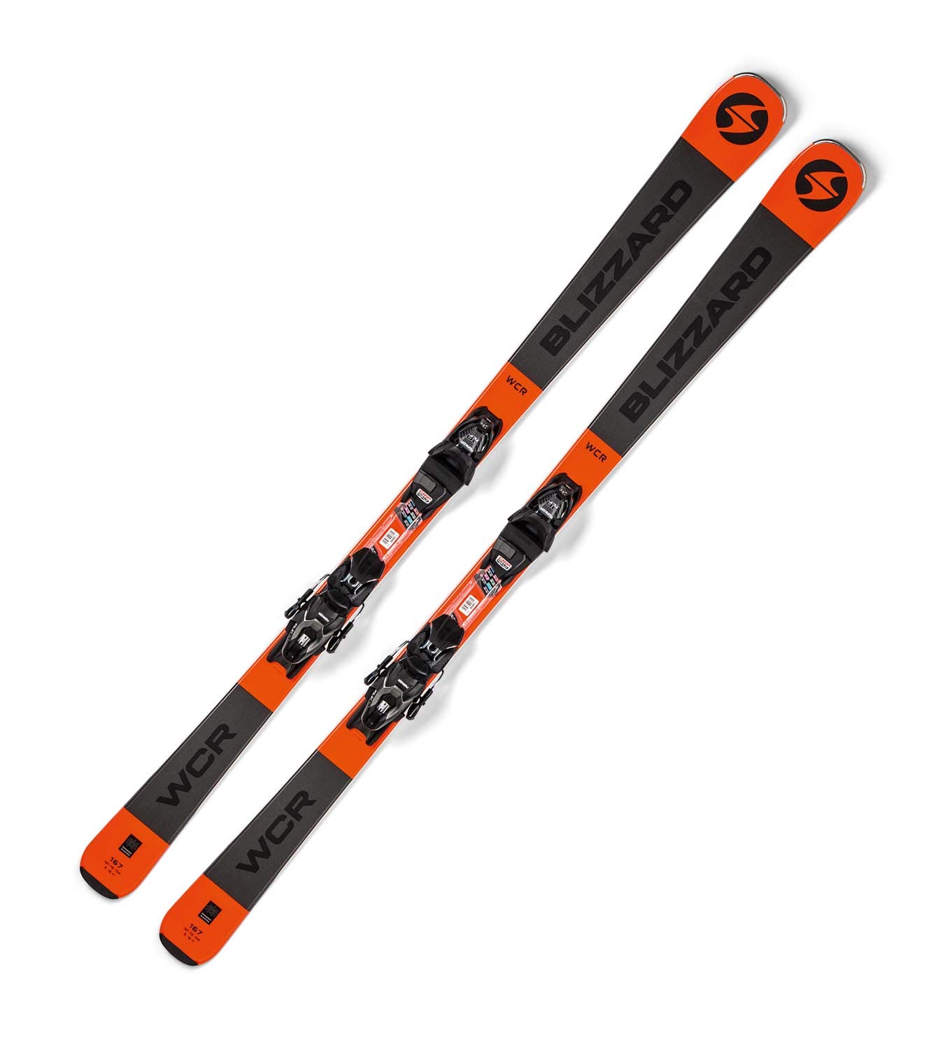 Blizzard Adult WCR Ski, Black Orange, 160 cm : Amazon.co.uk