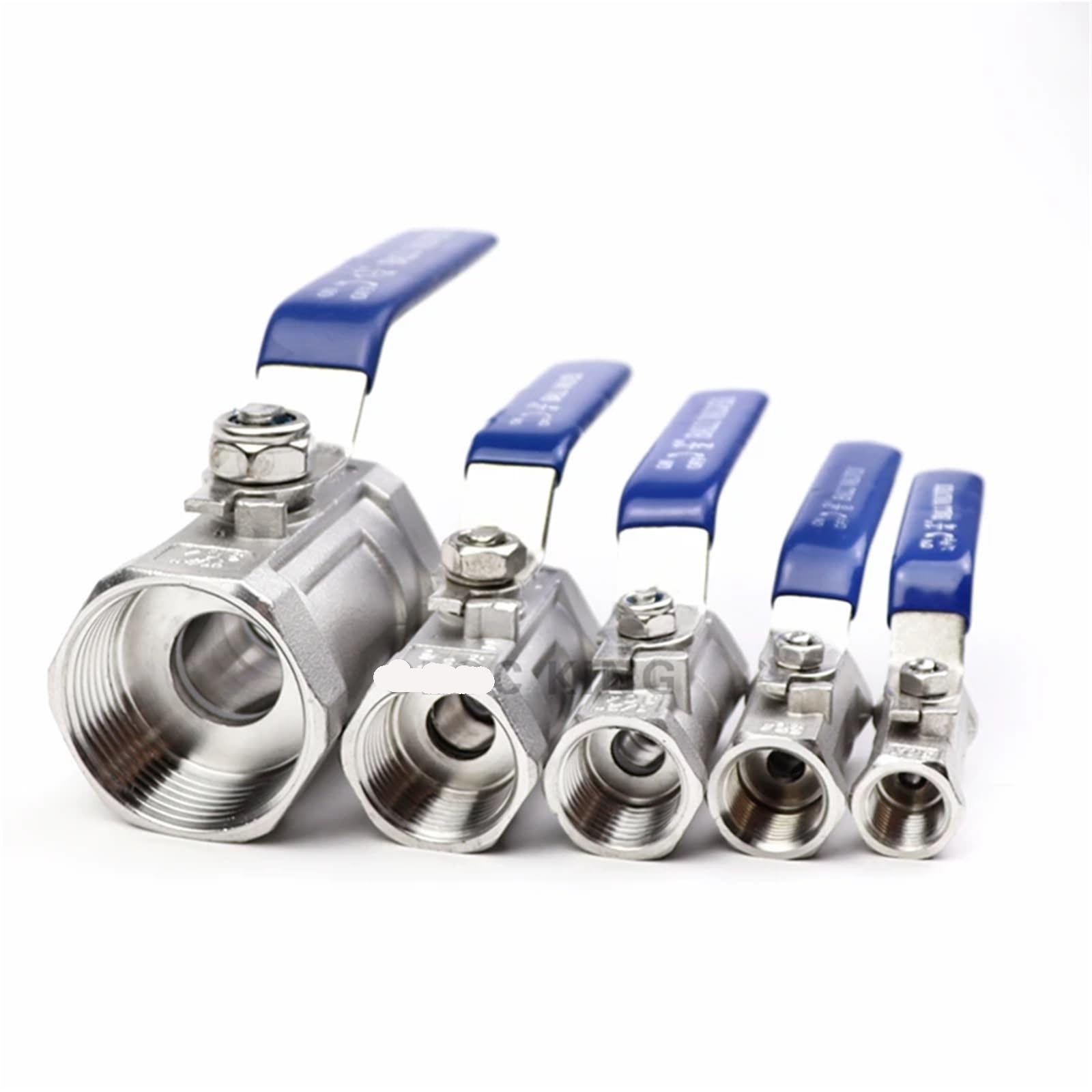 Vanne à bille sanitaire inox SS304 1-1/2 contre la corrosion