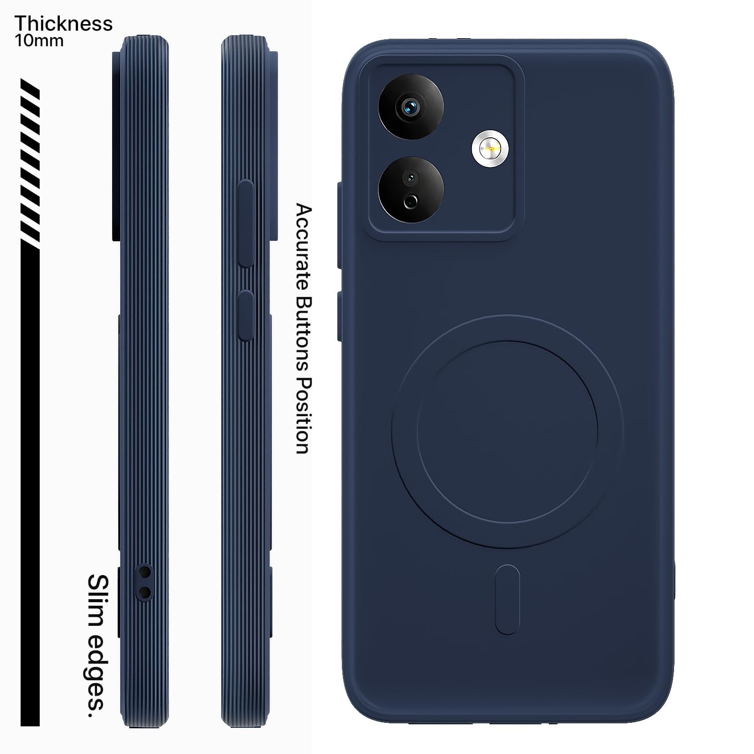 Poco X8 5G Case - Silicone Back Cover -3
