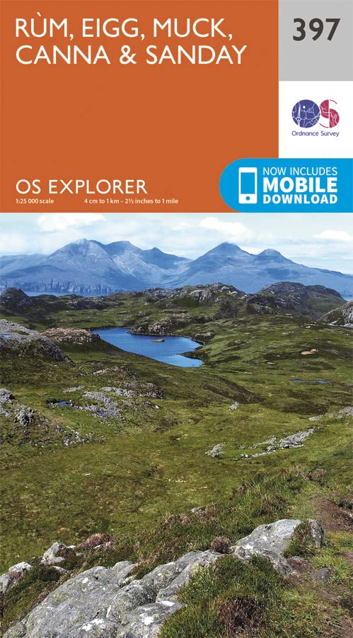 Rum, Eigg, Muck, Canna and Sanday: 397 (OS Explorer Map)