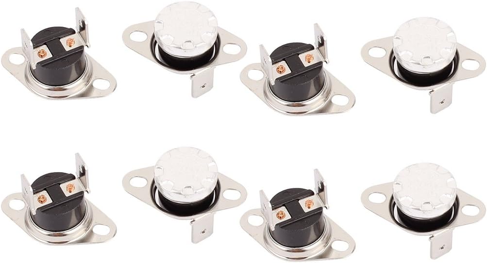 8Pcs 302 Temperature Control Switch Thermostats 250VAC 10A 55C N.C