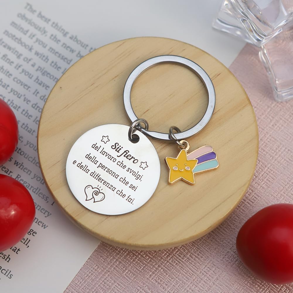 SAMORION Winnie Pooh e Pimpi Portachiavi per migliori amiche BFF regalo dell'amicizia per donne