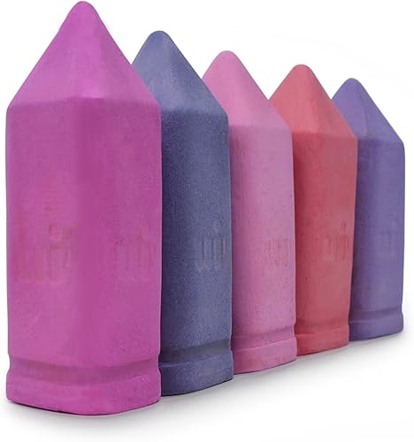 Urban Infant Tiza para acera no tóxica para niños pequeños y niños, tiza gigante lavable para exteriores, Berry Land