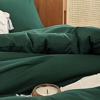 Vista 39 de ROSGONIA Juego de edredón tamaño Queen, color gris carbón, 3 piezas (1 edredón gris oscuro y 2 fundas de almohada) para todas las estaciones, ropa