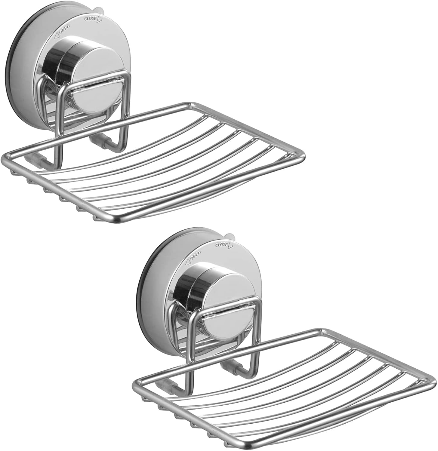 2個 ソープホルダー ソープディッシュ 石鹸置き スポンジ置き スポンジホルダー スポンジラック 吸盤 ステンレス 錆び防止 2個 ソープホルダー ソープディッシュ 石鹸置き スポンジ置き スポンジホルダー スポンジラック 吸盤 ステンレス 錆び防止