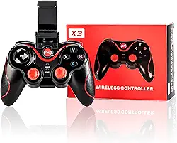 X3 Controlador de jogos Sem fio, USB Controle de Joystick Bluetooth sem fio, Gamepad sem fio para Windows PC/PS3/PS4/Switch/Android Phones/iOS/Tables/TV Boxes/Inteligentes TVs/VR