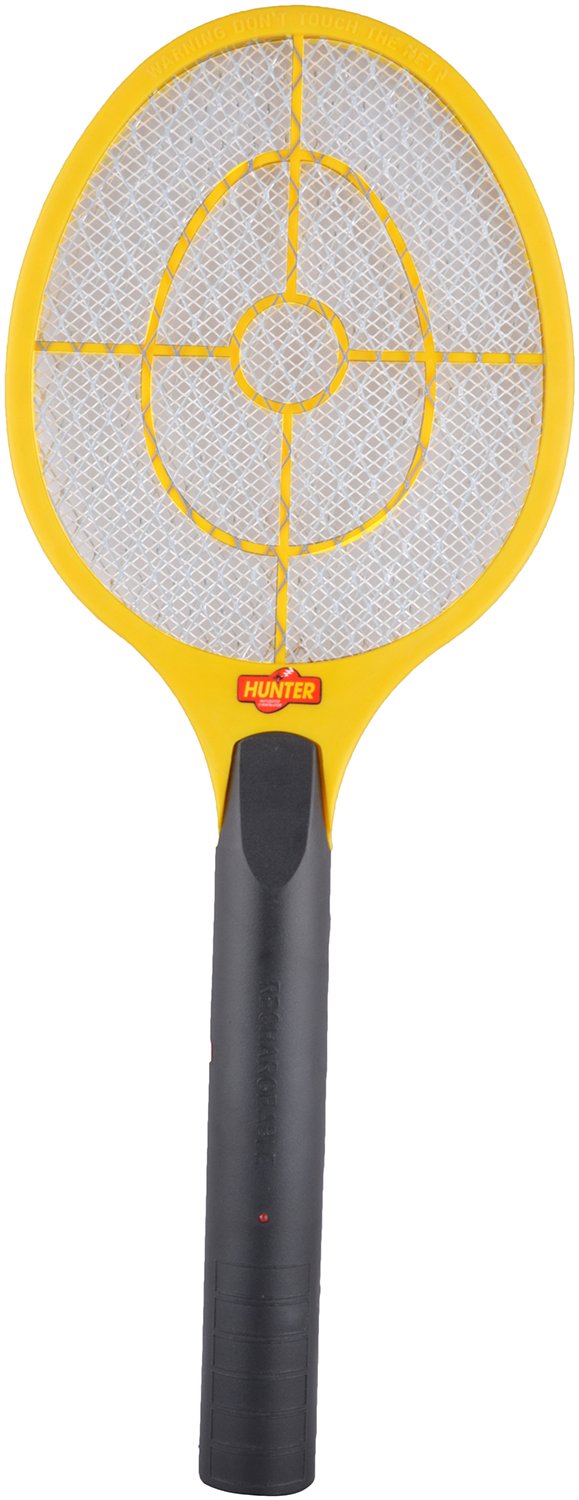 Hunter Brand Mosquito Killer Swatter Zapper Bat Racket Rechargeable 100% Environment Friendly Shock Proof Safe for Human, Pets, 6 Months Warranty, (Yellow, Pack of 1) (B01DH3OWLO) Amazon Price History, Amazon Price Tracker