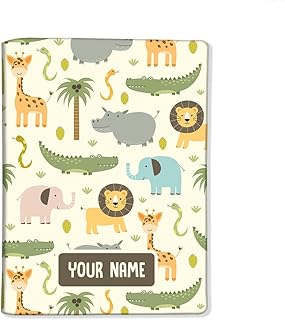 nutcase Personalized Passport Cover PU Leather Polyfabric - Wild Animals-picture-53