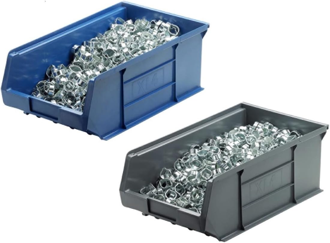 Solent Plastics 10 x XL4 Size 4 Small Parts Plastic Open Fronted