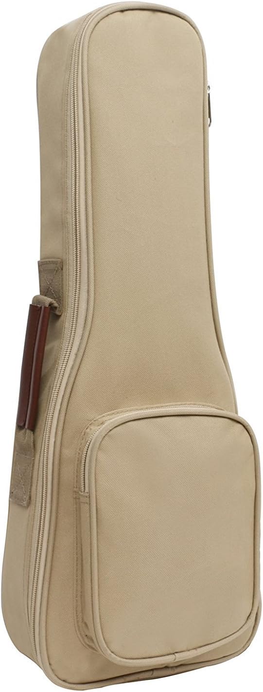 UKUEE Solid Color Waterproof Ukulele Case with 10MM Sponge Padding Double Shoulder