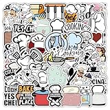 Trendy Designs: Features brand-exclusive cartoon chef illustrations, adding vibrant style to kitchen tools. Multi-Scene Use: Perfect for appliances (fridge/oven/microwave), water bottles, lunchboxes, or notebooks – ideal for kitchens, offices, dorms,...