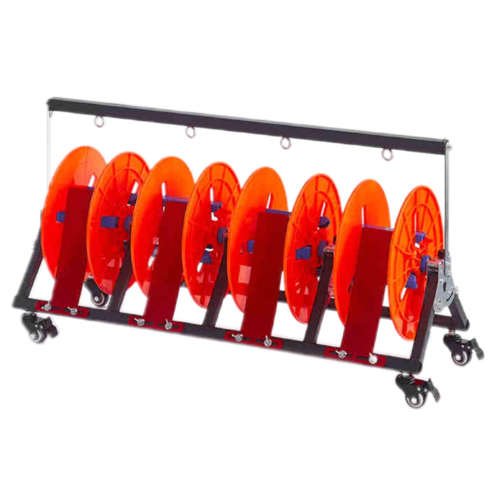 Support à bobines de câble à roulettes 86x30x47 cm pour l'industrie