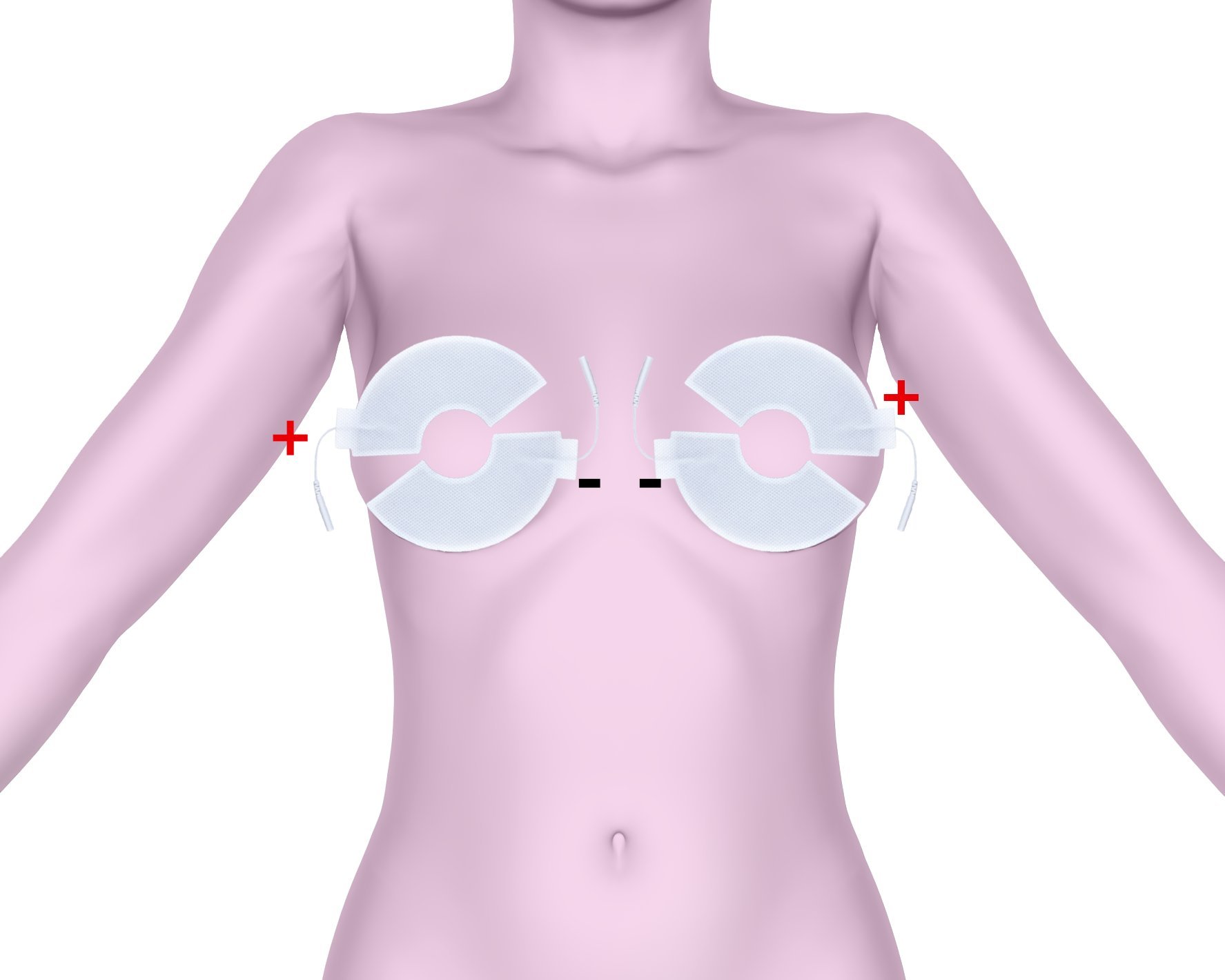 Testina Per Alesare 4 Cuscinetti Elettrodi Per Allattamento O Tonificazione, Riutilizzabili, Marca TensCare - Perfetti Per Terapia TENS Elettrodi Mammari E-CMR60130 UK - Foto 7
