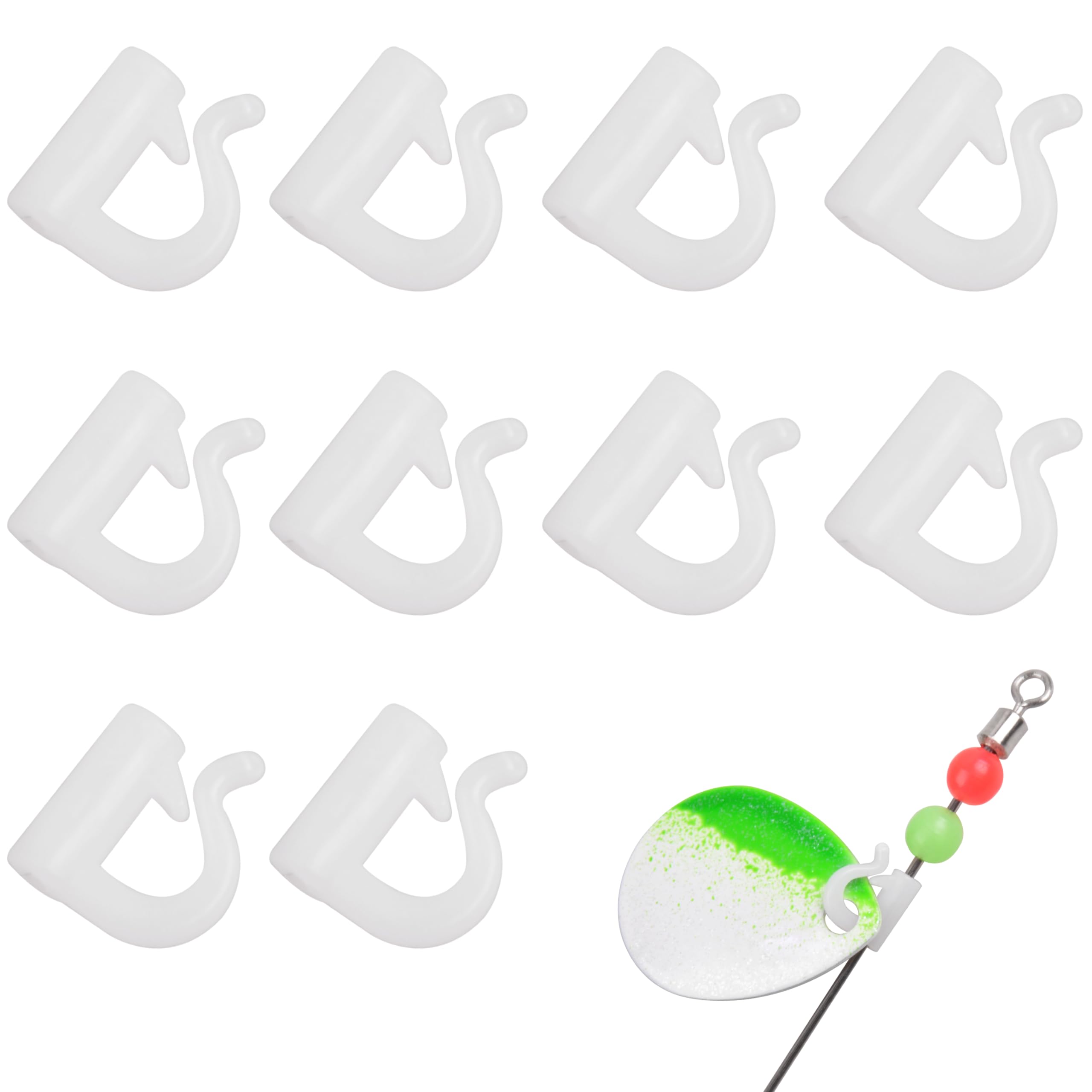 Quick Change Spinner Clevis, 150Pcs Quick Snaps for Spinner Blades Clevis Spinner Snaps Fishing Fast Change Accessories
