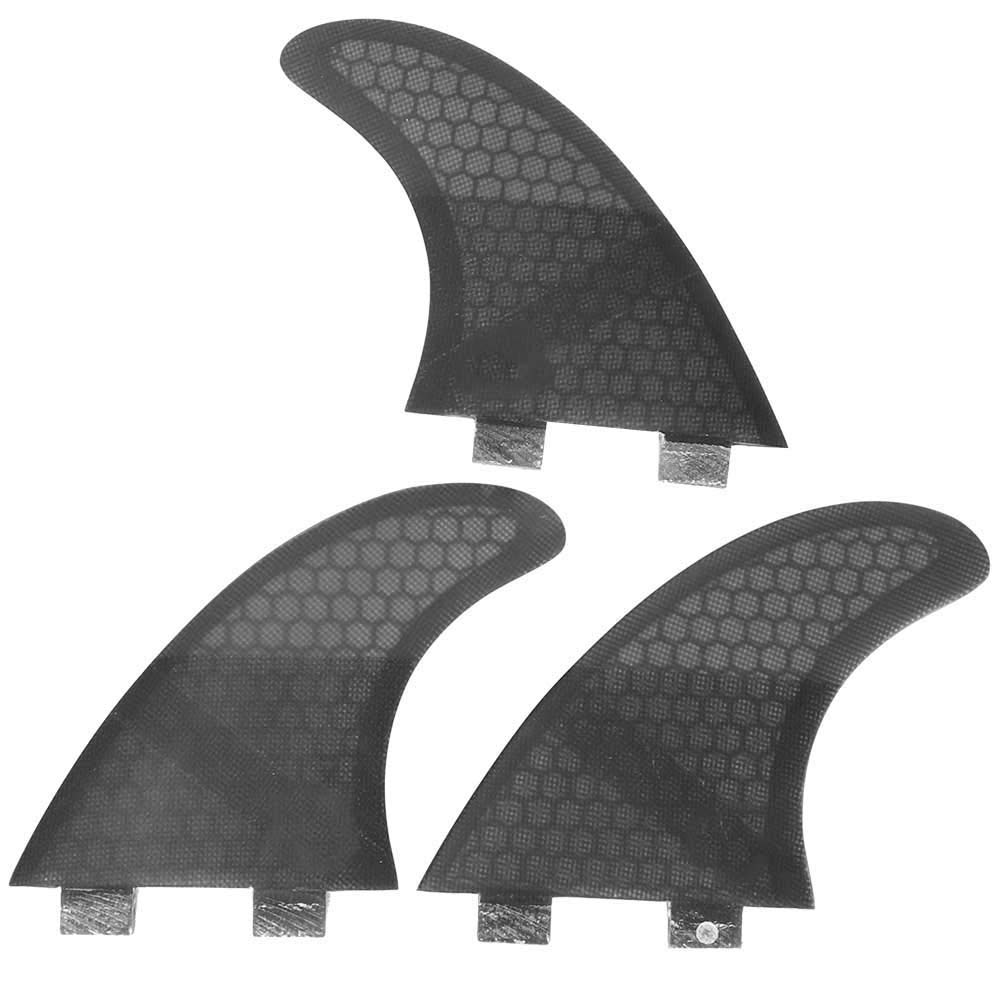 Juego de 3 aletas de tabla de surf de fibra de vidrio para Punchy Beach Break