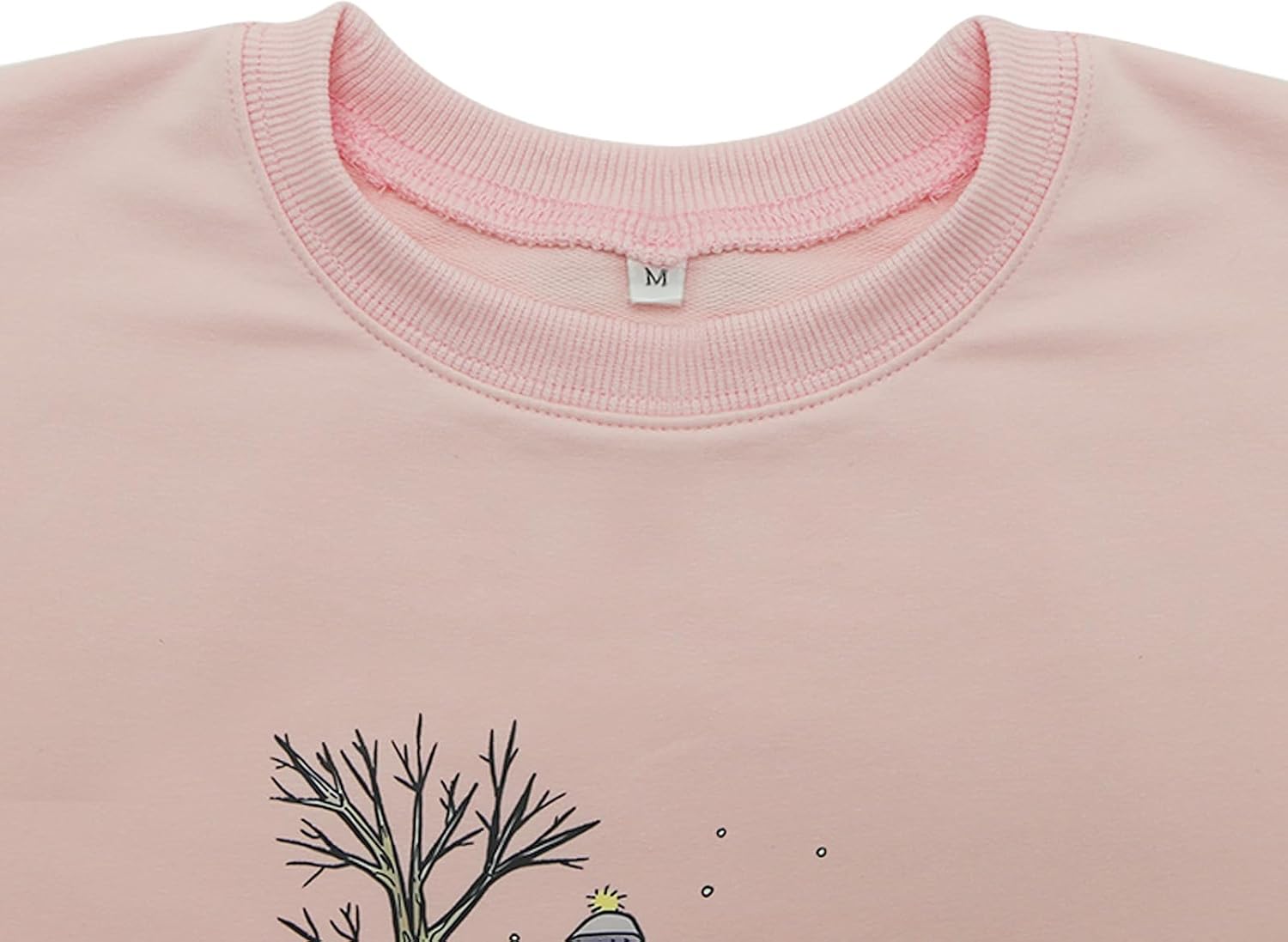 Women Christmas Sweatshirts Cute Snowman Graphic Sweatshirt Funny Holiday Crewneck Long Sleeve Pullover Tops