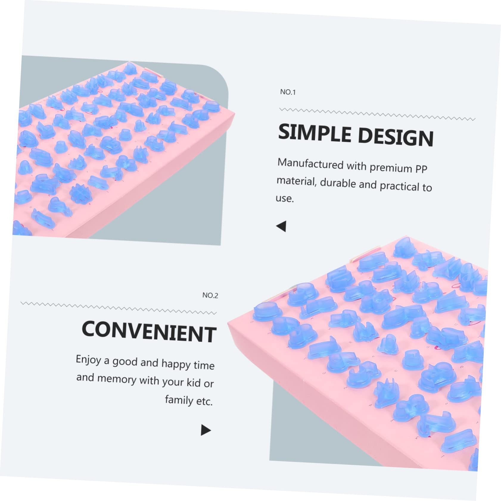 BESTonZON 198pièces Emporte Forme De Lettres Pour Biscuits Pour Décoration De Gâteaux Résistant Et Réutilisable Pour Toutes Les Occasions Festives